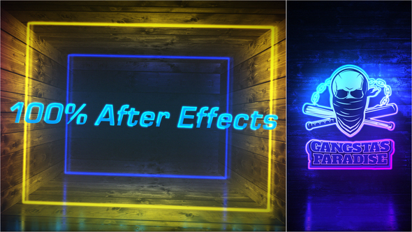 VideoHive Grunge Neon Intro 28379722