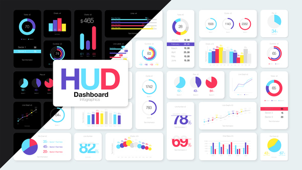 VideoHive HUD Dashboard Infographics 27449314