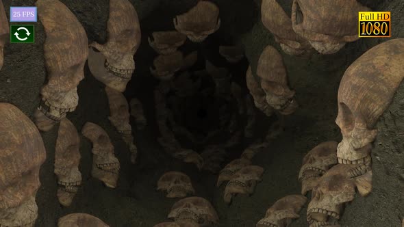 VideoHive Halloween Mystery Skull Cave A1 HD 34251252