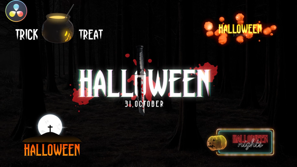 VideoHive Halloween Scary Titles 34094528