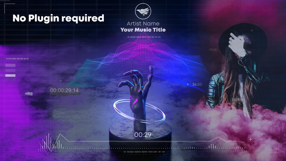 VideoHive Hand Wave Music Visualizer 30364228