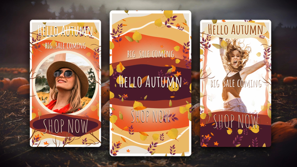 VideoHive Hello Autumn Instagram Stories 33472065