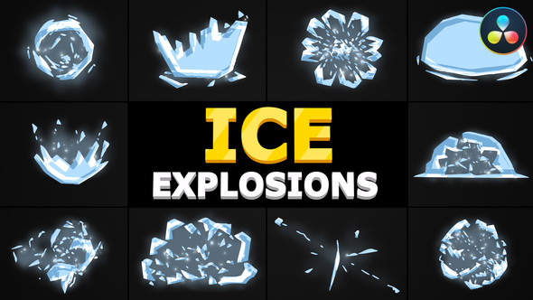 VideoHive Ice Explosions | DaVinci Resolve 35817449