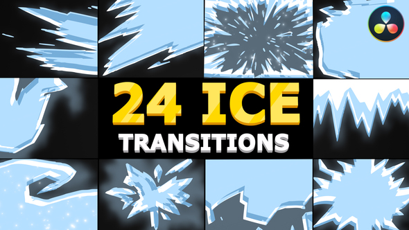 VideoHive Ice Transitions | DaVinci Resolve 35320820