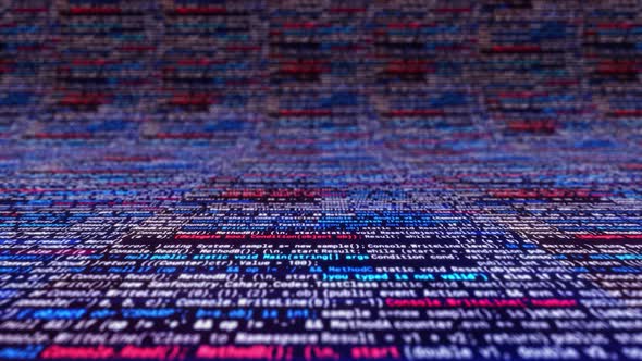 VideoHive Infinite code in matrix 34167869