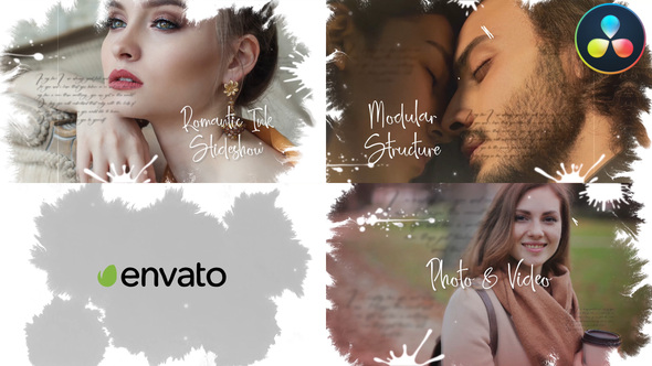 VideoHive Ink Slideshow | DaVinci Resolve 37868408