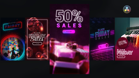 VideoHive Instagram Black Friday Stories 34873618