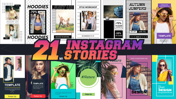 VideoHive Instagram Stories V1 21 in 1 23115745
