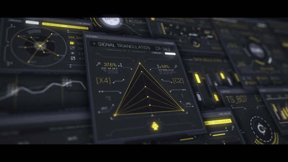 VideoHive Interceptor 100 UI HUD Screens 26554673