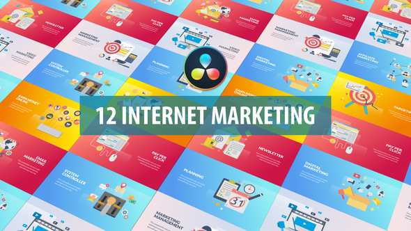 VideoHive Internet Marketing Animation | DaVinci Resolve 32505098