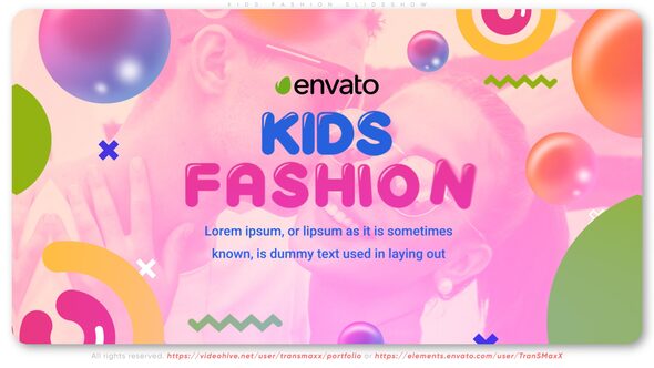VideoHive Kids Fashion Slideshow 26999551