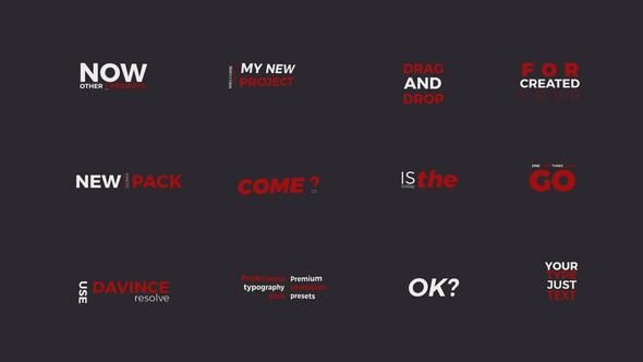 VideoHive Kinetic Typography V.2 37140500