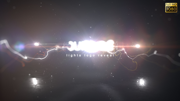 VideoHive Lights Logo Reveal 30449078