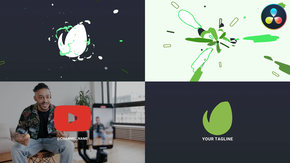 VideoHive Liquid Logo Opener for DaVinci Resolve 38275091