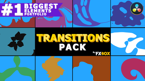 VideoHive Liquid Motion Transitions | DaVinci Resolve 38020873