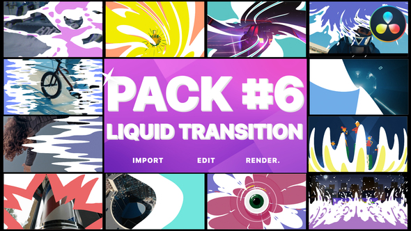VideoHive Liquid Transitions Pack 06 | DaVinci Resolve 37580439