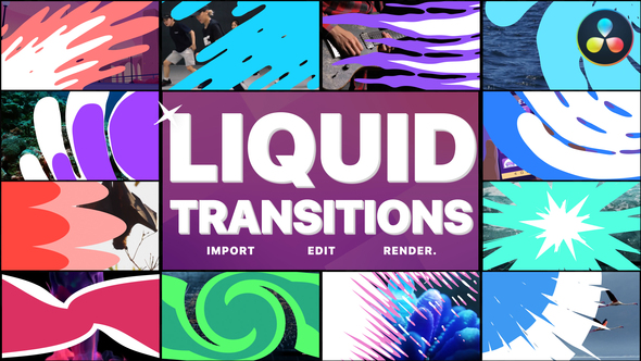 VideoHive Liquid Transitions Pack 11 | DaVinci Resolve 36710048