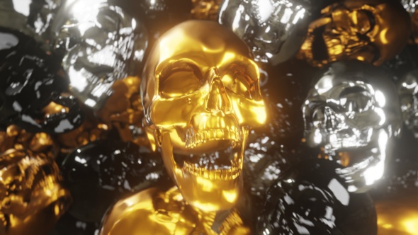 VideoHive Lux Skull Party 4K 34241441