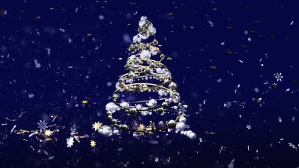 VideoHive Magic Christmas Tree V2, 4K 34158593