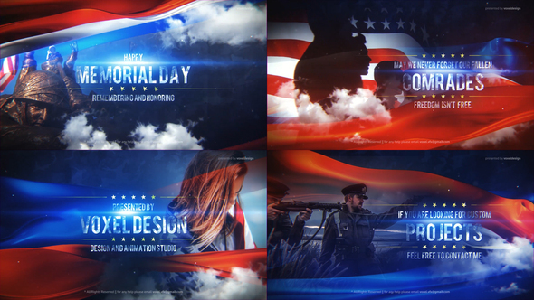 VideoHive Memorial Day Title 26834386
