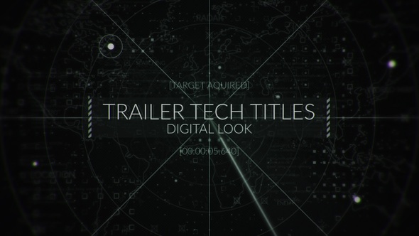 VideoHive Military Radar Titles & Logo 26886805