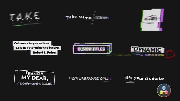 VideoHive Modern Glitch Titles 36305857