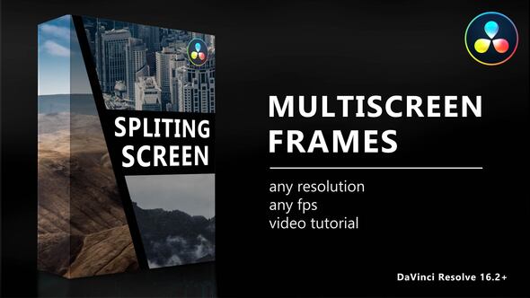 VideoHive Multiscreen Frames for DaVinci Resolve 33139265