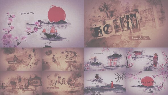 VideoHive Mythic Ink Bundle 30259786