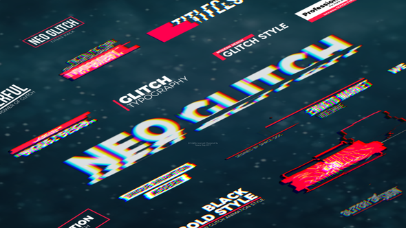 VideoHive Neo Glitch Titles | FCPX 32528157