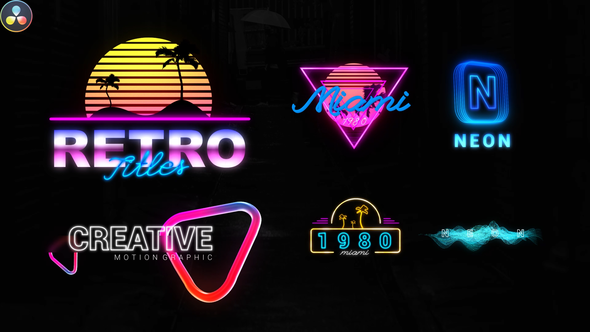 VideoHive Neon Creative Titles 33399703