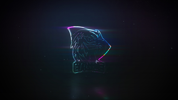 VideoHive Neon Glass | Glitch Logo Reveal 27170713