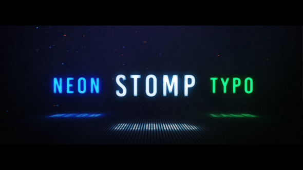 VideoHive Neon Stomp - Typographic 23896870