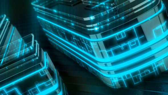 VideoHive Neon Techno Logo_v2 28556308