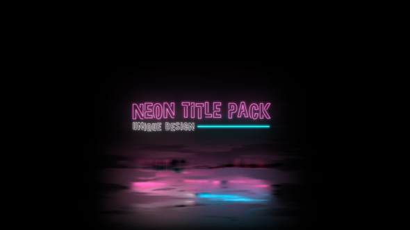 VideoHive Neon Title Pack 35321160