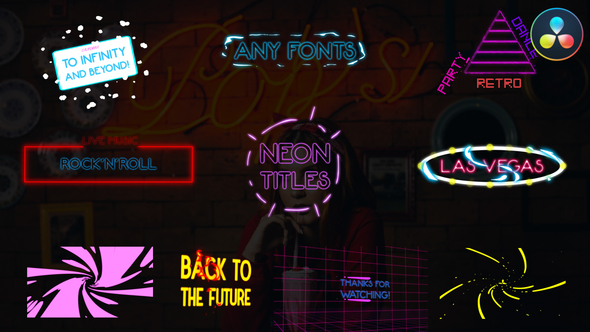 VideoHive Neon Titles Pack | DaVinci Resolve 37444866