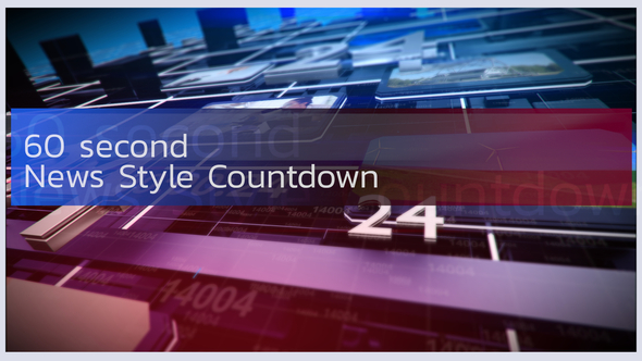 VideoHive News Style Countdown Timer 33961039