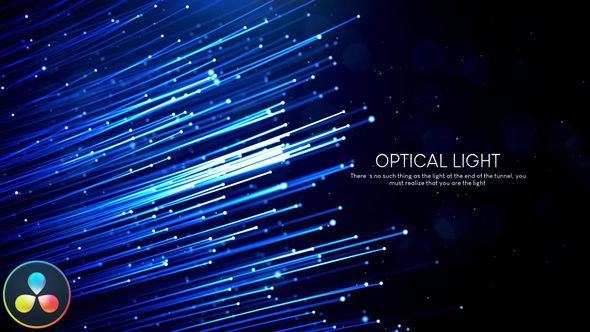 VideoHive Optical Light Inspiring Titles - DaVinci Resolve 33584913