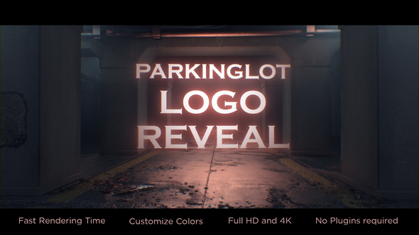 VideoHive Parking-lot Logo Reveal 26875861