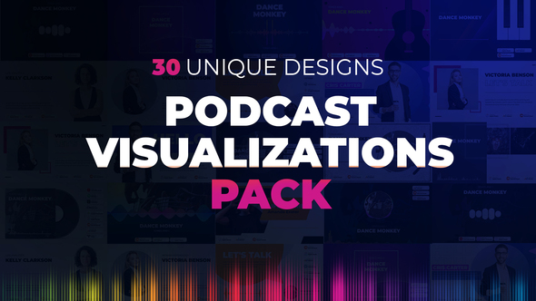 VideoHive Podcast Visualizations Pack 27588818