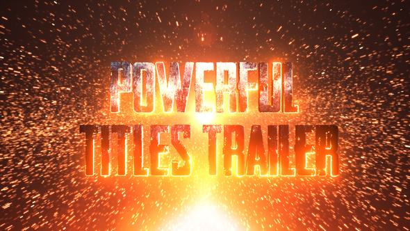 VideoHive Powerful Title Trailer 26386585