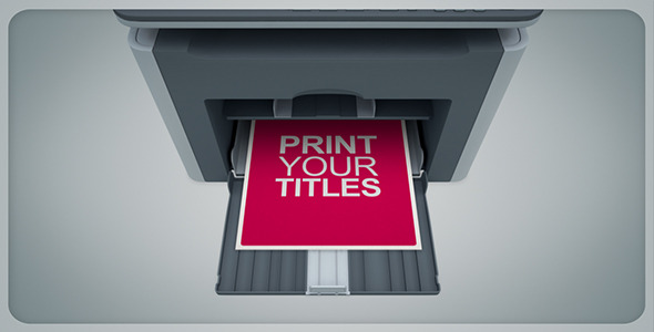 VideoHive Print It! 2801168