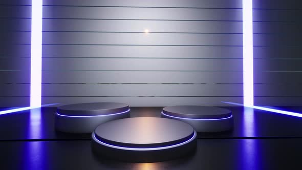 VideoHive Product Showcase Spotlight Background With Colorful Neon Lights 3 34167658