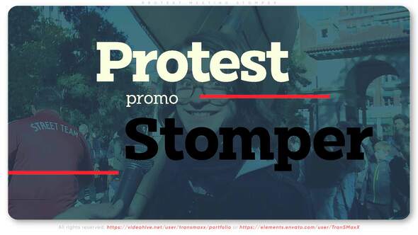 VideoHive Protest Meeting Stomper 30833923