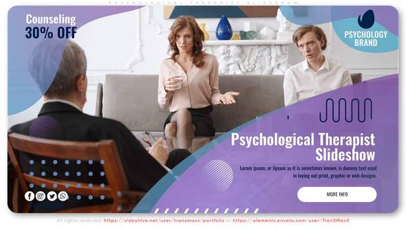 VideoHive Psychological Therapist Slideshow 29478943