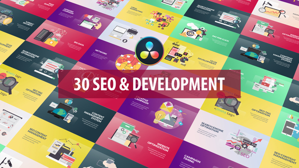 VideoHive SEO and Development Animation | DaVinci Resolve 32524115