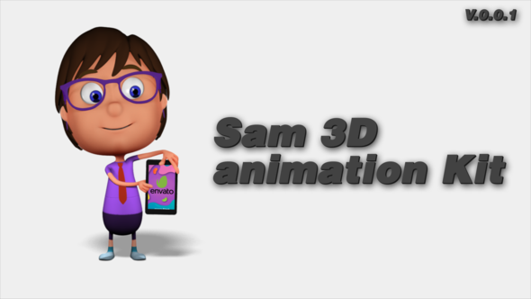 VideoHive Sam 3D animation Kit 24134451