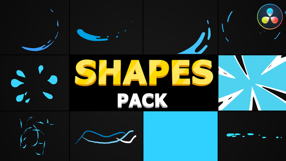 VideoHive Shapes Pack | DaVinci Resolve 36769296