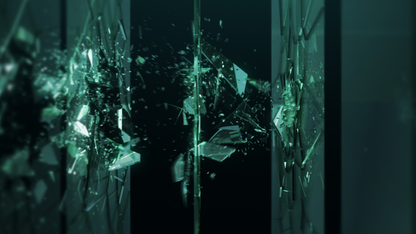 VideoHive Shattered Glass Logo Ident 29184519
