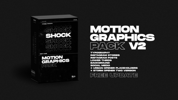 VideoHive Shock | Motion Graphics Pack 24181222