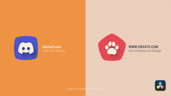 VideoHive Simple Flat Logo Stings For DaVinci Resolve 35359166